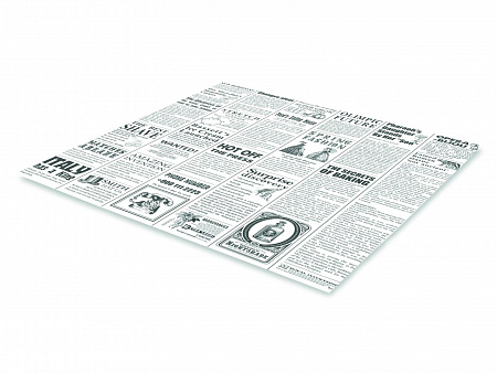 Оберточная бумага с дизайном "Газета"